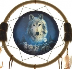 Lapač snů - Duch vlka 34cm    