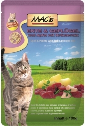Macs Cat Duck & Poultry with Apple and Herb Mix 100g