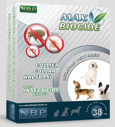 Max Biocide Dog Collar 38cm 
