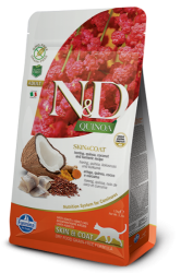 N&D Grain Free Quinoa Cat Skin & Coat Herring 300g