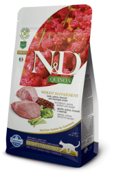 N&D Grain Free Quinoa Cat Weight Management Lamb 300g