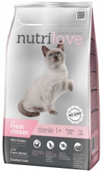 Nutrilove Cat Sterile with Fresh Chicken 1,4kg