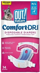 Out! Comfort-Dri Disposable Diapers 14ks M - L