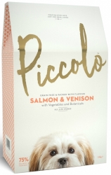 Piccolo Grain Free Dog Small Breed Salmon & Venison  750g