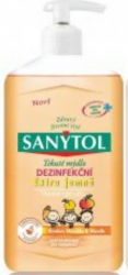 Sanytol Dezinfekční mýdlo extra jemné Broskev, Meruňka & Mandle 250ml