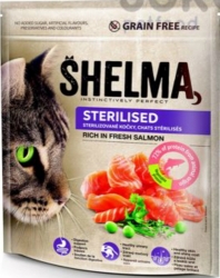 Shelma Grain Free Cat Sterilised Rich in Fresh Salmon 750g