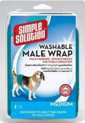 Simple Solution Washable Male Wrap Medium Dog 1ks