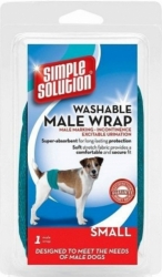 Simple Solution Washable Male Wrap   Small Dog 1ks