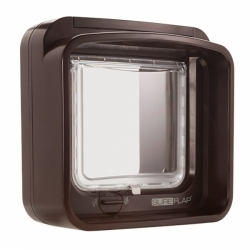 Dvířka SureFlap DualScan Brown s mikročipem