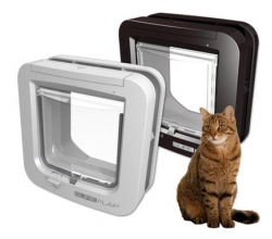 Dvířka SureFlap Cat White s mikročipem