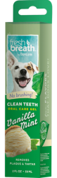 TropiClean Fresh Breath Clean Teeth Oral Care Gel Vanilla Mint 59ml