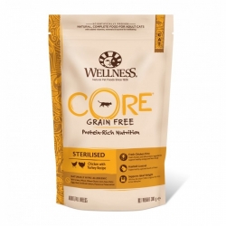 Wellness CORE Grain Free Cat Sterilised Chicken with Turkey Recipe  300g